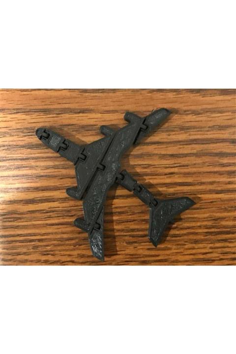 AldımGeldi Flexi Uçak Organik Plastikten Dekoratif Aksesuar Süs Maket Oyun Oyuncak Gamer Çocuk