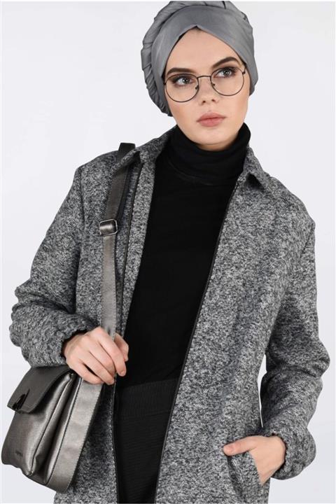 TRENDTESETTÜR Etek Ucu Lastikli Boydan Fermuarlı Giy Çık 4821