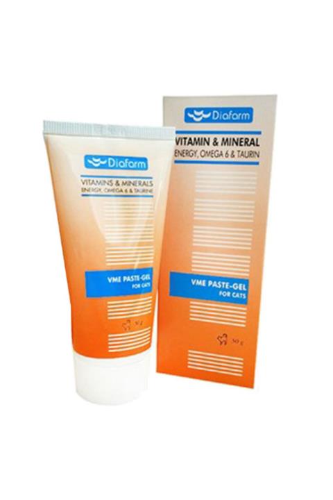 Diafarm Vme Paste Vitamin Ve Mineral Destek Kedi Macunu 50g