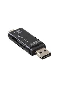 Hytech Usb 3.1 Usb+micro+type-c Çoklu Kart Okuyucu Telefon