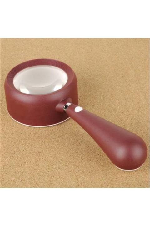 yakpen Işıklı El Tipi Büyüteç Kitap Okuma Işığı Lup Mercek