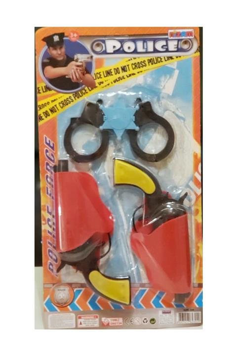 Nizam Oyuncak Oyuncak Kelepçeli Kılıflı Polis Tabanca Seti