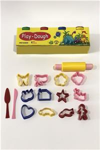 Play Dough Oyun Hamuru Ve Oyun Hamuru Kalıbı Seti 4lü 15 Parça