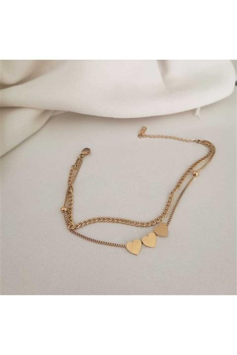 28 street Çelik Kalp Detaylı Halhal