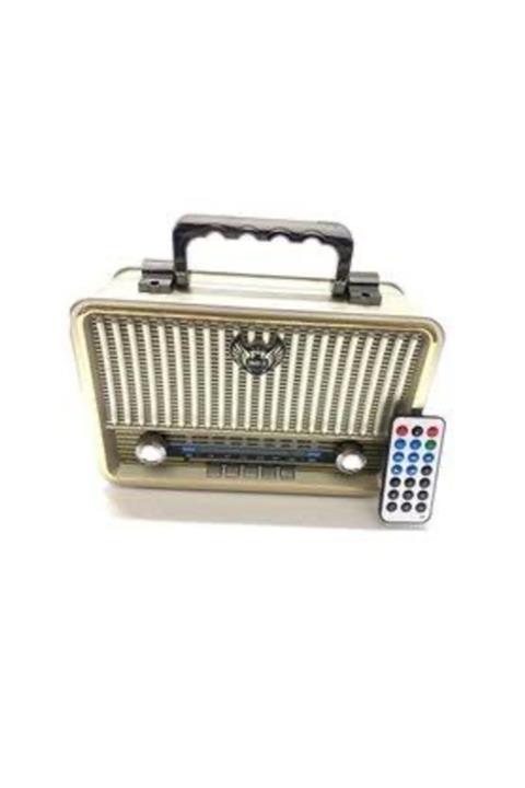 MEGA Mg-1908bt Ahşap Büyük Boy Bluetoothlu Nostaljik Radyo