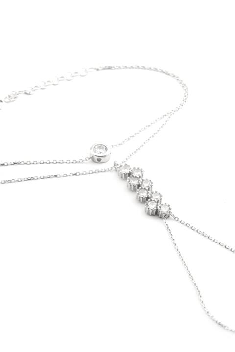 Welch Kadın Taşlı Gümüş Şahmeran WB684