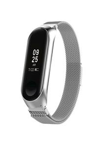 YONAGA Xiaomi Mi Band 5/6 Uyumlu A+ Yüksek Kalite Metal Hasır Kordon Kayış