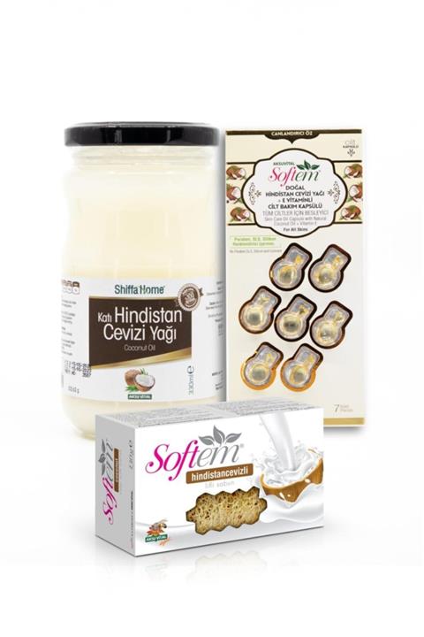 Shiffa Home Hindistan Cevizi Yağı Bakım Seti