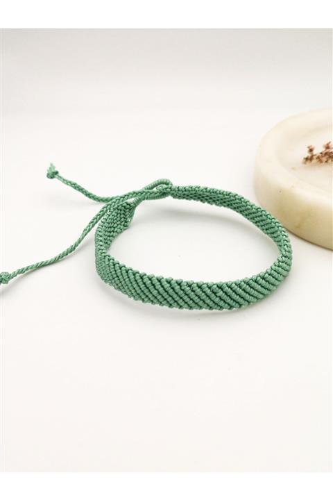 camADA Su Yeşili Makrome Halhal