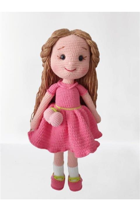 OYUNCAKPARK Şeftali Güzeli Bebek Amigurumi  Oyuncak