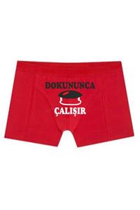 BoxerMasters Dokununca Baskılı Erkek\\man Boxer