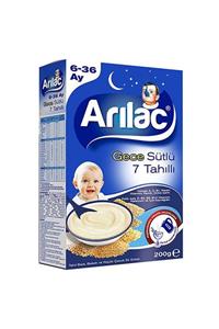 ARI Lac Gece Sütlü 7 Tahıllı Bebek Ve Küçük Çocuk Ek Gıdası 200 gr