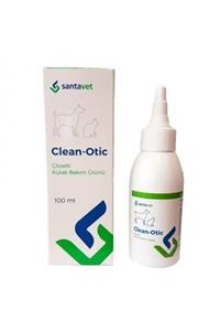 santavet Clean Otic Kulak Bakım Ürünü 100ml Kedi Köpek Kulak Temizleme Solusyonu