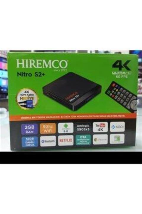 Hiremco Android Tv Box 4k Smart Nitro S2
