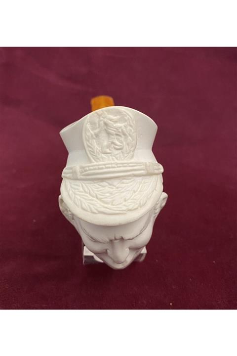 AKTAS Lületaşı %100 El Yapımı Deniz Subayı Modeli