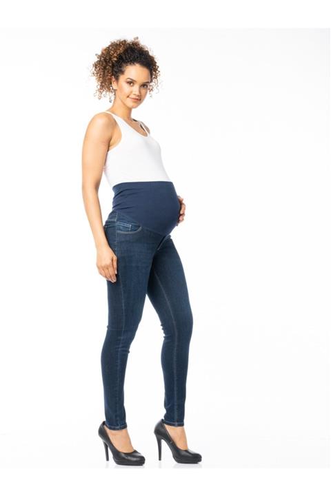 BUSA Hamile Yüksek Ribana Skınny Jean Lacivert