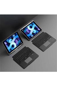 CoverStation Apple Ipad 6 Air 2 9.7 Wiwu Kablosuz Bluetooth Klavye Mouse Kılıf Lisanslı Kalem Bölmeli Kapak