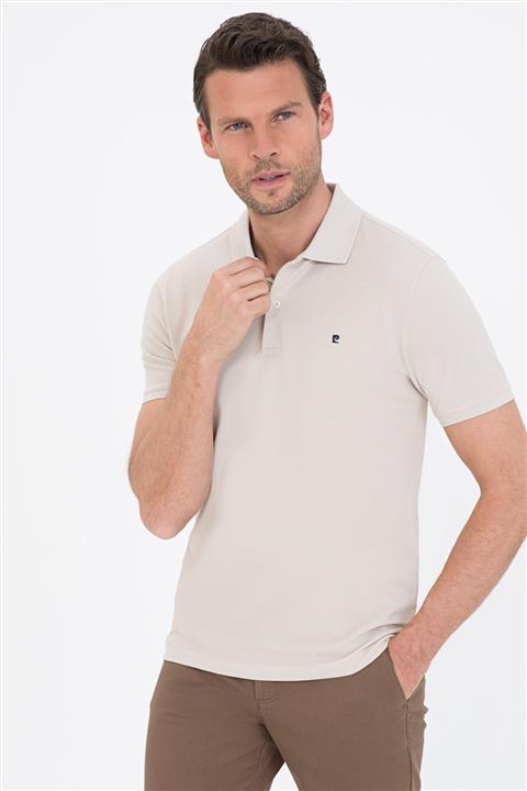 Pierre Cardin Taş Slim Fit Basic Polo Yaka T-Shirt