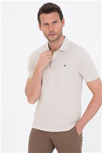 Pierre Cardin Taş Slim Fit Basic Polo Yaka T-Shirt