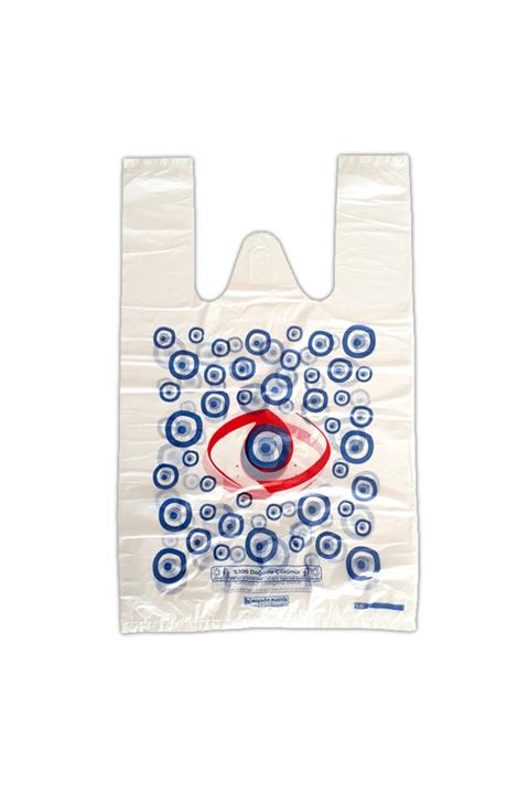 HOŞGÖR PLASTİK Baskılı Atlet Poşet Mini Boy 10 kg