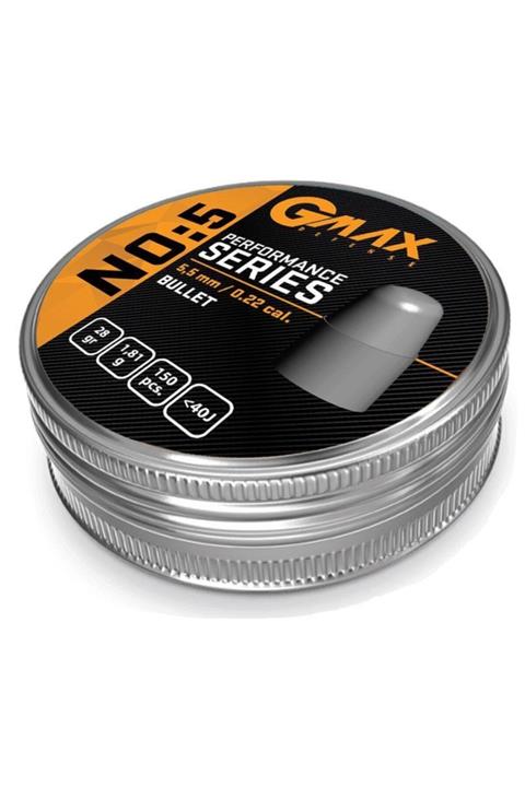 gmax Bullet 5,5 Mm Havalı Saçması (no5 - 28 Grain - 150 Adet)