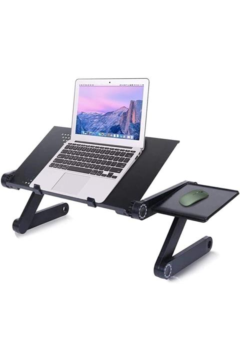 LOOVİTECH Laptop Notebook Standı Fanlı Soğutuculu Katlanabilir Ayarlanabilir Hızlı Kurulum