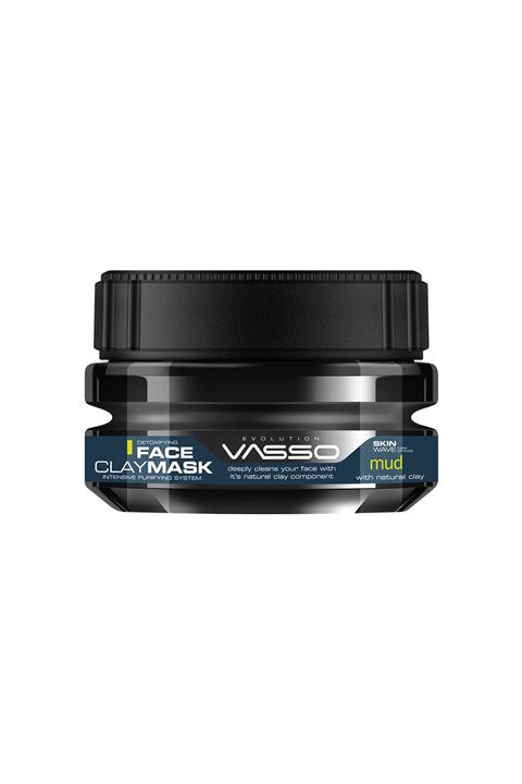 Vasso Men Siyah Nokta Gideren Arındırıcı Kil Maskesi - Face Clay Mask 250 ml
