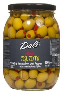 Dali Biberli Yeşil Zeytin 6x900 gr