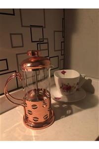 eravend Coffee Bean French Press Rose Gold