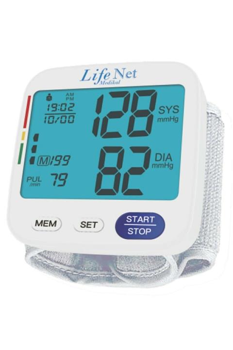 Life Net Medikal Elektronik Bilekten Ölçer 180 Adet Hafızalı Tansiyon Aleti