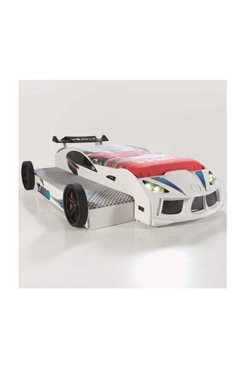 Setay Beyaz Yavru Yataklı Rüzgarlıklı Arabalı Yatak