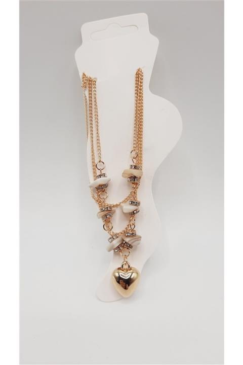 Livs accessories Bijuteri Boncuklu Halhal Altın Kaplama Livs Hd-27-0005