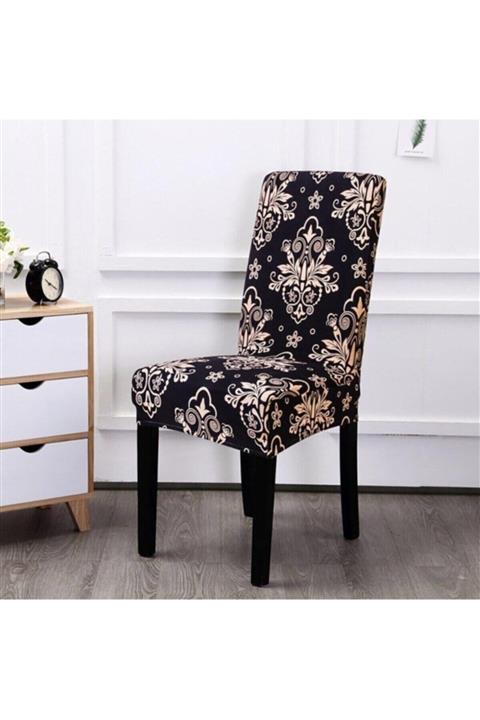 muhsin Dekorlu Kadife Sandalye Kılıfı