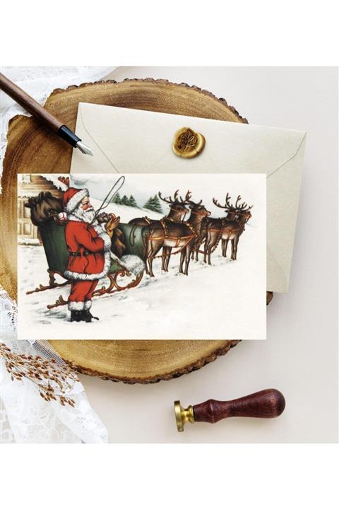 Kartpostal Kutusu 5'li Kartpostal - Ren Geyikleri