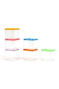 Badem Akvaryum Mini Betta Kabı 10x10x10 Cm