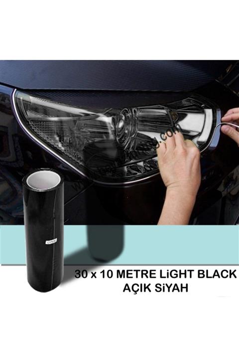 Leader Far - Stop Filmi 30cm X 10mt Açık Siyah