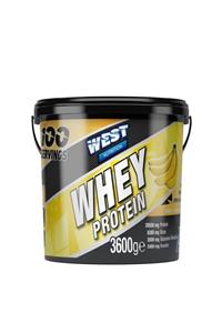 West Nutrition Whey Protein Tozu 3600 Gr 100 Servis Muz Aromalı