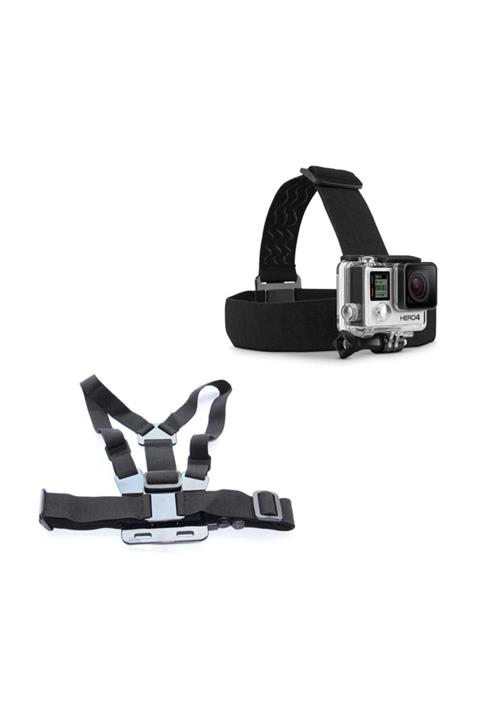 aksiyonbutik Aksiyon Kamera - Kafa Göğüs Bandı Aksesuar Seti -