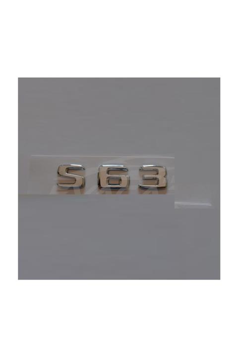 parçazamanı Mercedes S63 Arka Bagaj Yazısı Krom