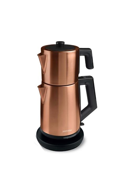 GOLDMASTER Gm-7344g Akasya Gold Çelik Çay Makinesi