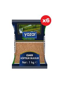 YAZAR Esmer Köftelik Bulgur 1 Kg X 6 Paket