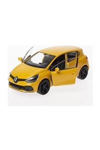 WELLY 1:36 Ölçek Diecast Çek-bırak Renault Clio Rs -sarı