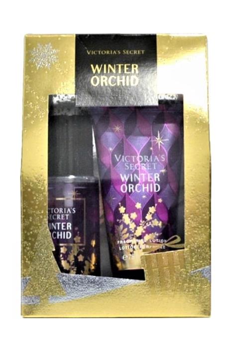 Victoria's Secret Winter Orchid 75ml Vücut Spreyi+75ml Vücut Losyonu Hediye Seti