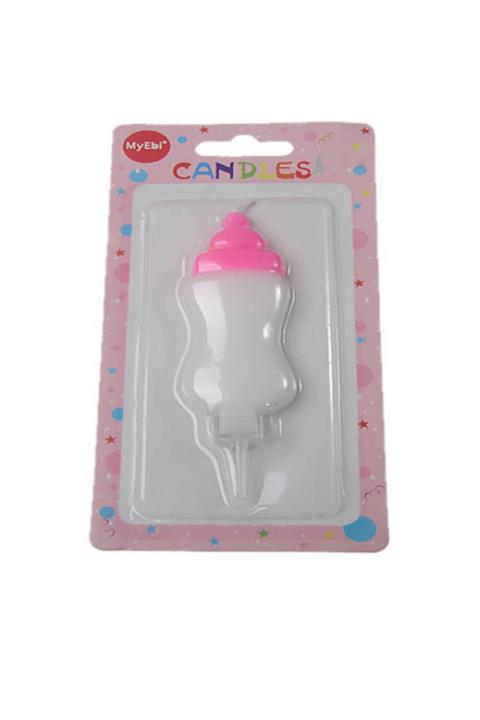 candles Alsepetavm Pembe Biberon Şekilli Mum