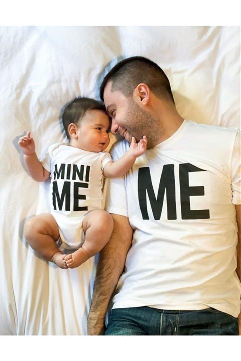 venüsdijital Mını Me Baba Bebek Tshirt Zıbın (tekli Üründür Kombin Yapılabilir Fiyatları Ayrı Ayrıdır)