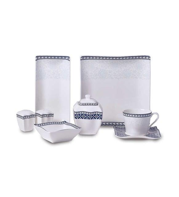 KORKMAZ Link Collection 28 Parça Kare Kahvaltı Takımı