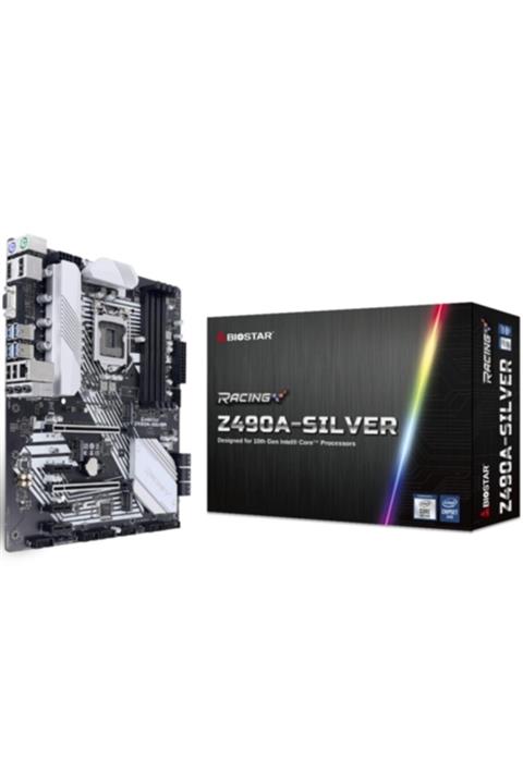 Biostar Racing Z490a-silver Ddr4 4400+s+gl Lga1200