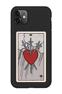 shoptocase Iphone 11 Siyah Lansman The Heart Baskılı Telefon Kılıfı