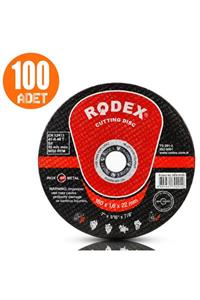 Rodex Spiral Taşlama Inox Metal Kesici Taş Diski 180x1.6 Mm (100 Adet)