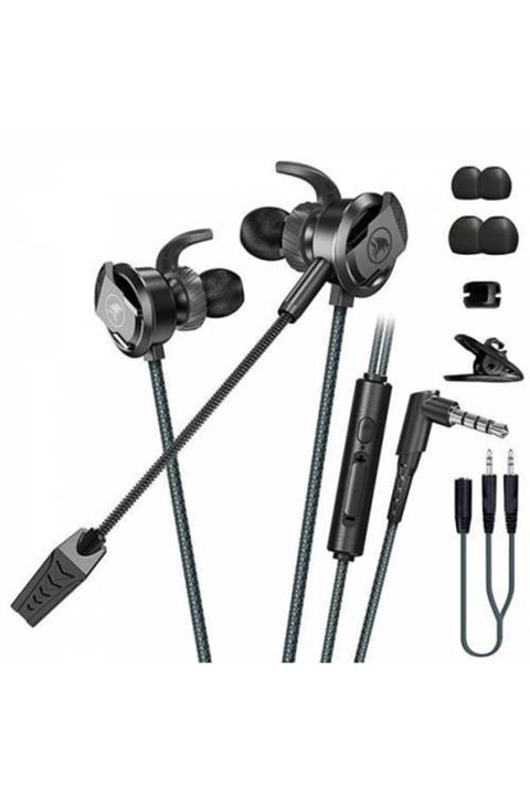 Asaf Eticaret Polham 3.5mm Çift Mikrofonlu Oyuncu Kulaklık Pubg Kulaklığı Oyuncu Kulaklık Gaming Kulaklığı